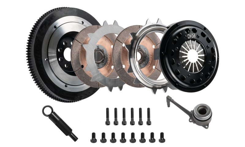 DKM Clutch VW/Audi 2.0L TSI (8 Bolt) Ceramic Twin Disc MR Clutch w/Flywheel (650 ft/lbs Torque) DKM Clutch VW/Audi 2.0L TSI (8 Bolt) Ceramic Twin Disc MR Clutch w/Flywheel (650 ft/lbs Torque)