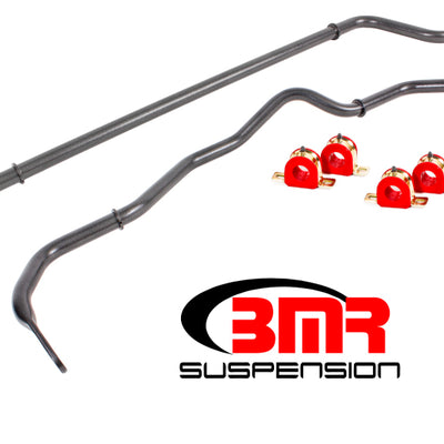 BMR 16-18 Chevy Camaro Sway Bar Kit w/ Bushings - Black Hammertone