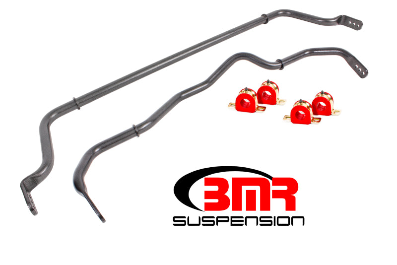 BMR 16-18 Chevy Camaro Sway Bar Kit w/ Bushings - Black Hammertone BMR 16-18 Chevy Camaro Sway Bar Kit w/ Bushings - Black Hammertone