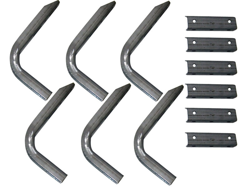 Lund 06-10 Jeep Commander EZ Running Board Mounting Bracket Kit - Brite Lund 06-10 Jeep Commander EZ Running Board Mounting Bracket Kit - Brite