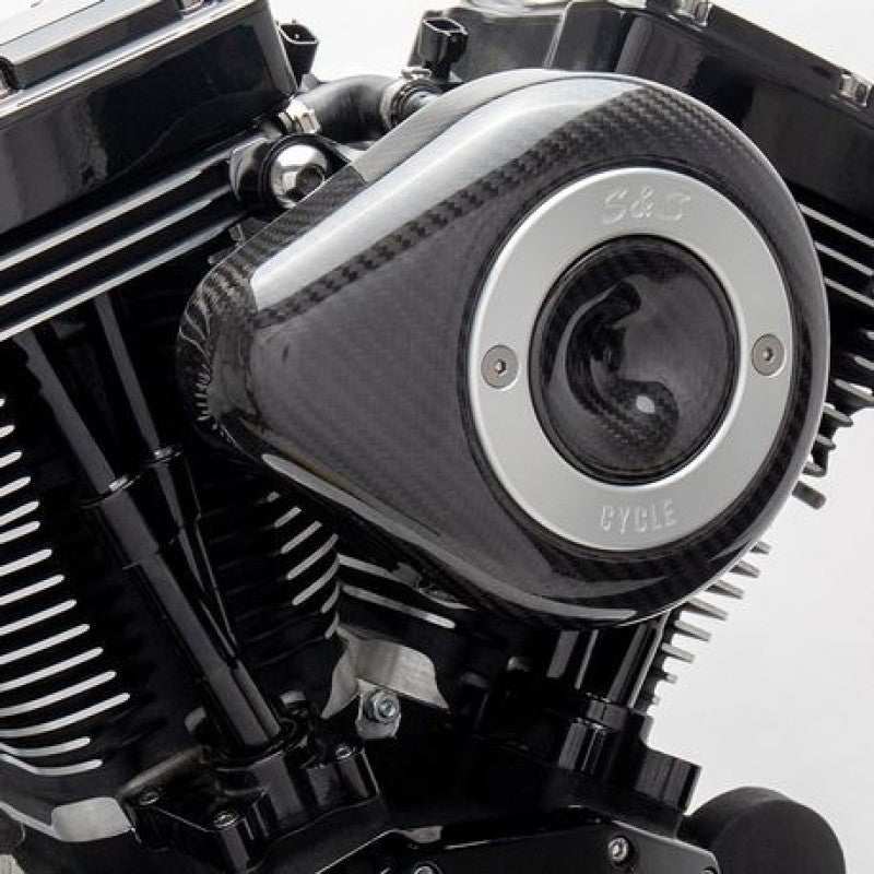S&S Cycle 01-15 Fuel-Injected Softail Models Stealth Air Cleaner Kit w/ Carbon Fiber Cover S&S Cycle 01-15 Fuel-Injected Softail Models Stealth Air Cleaner Kit w/ Carbon Fiber Cover