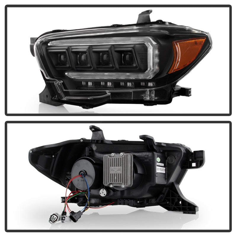 Spyder 16-20 Toyota Tacoma LED Model Only High-Power LED Headlights - Black PRO-YD-TT16LEDAP-BK Spyder 16-20 Toyota Tacoma LED Model Only High-Power LED Headlights - Black PRO-YD-TT16LEDAP-BK