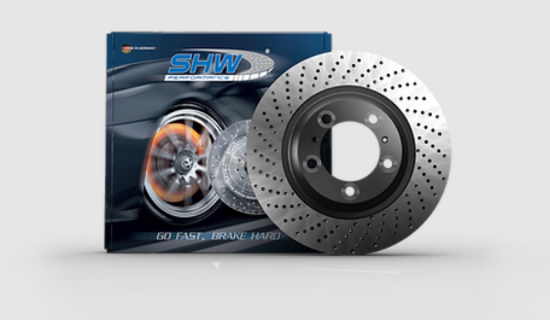 SHW 05-08 Porsche Boxster 2.7L Left Front Cross-Drilled Monobloc Brake Rotor (98735140101) SHW 05-08 Porsche Boxster 2.7L Left Front Cross-Drilled Monobloc Brake Rotor (98735140101)