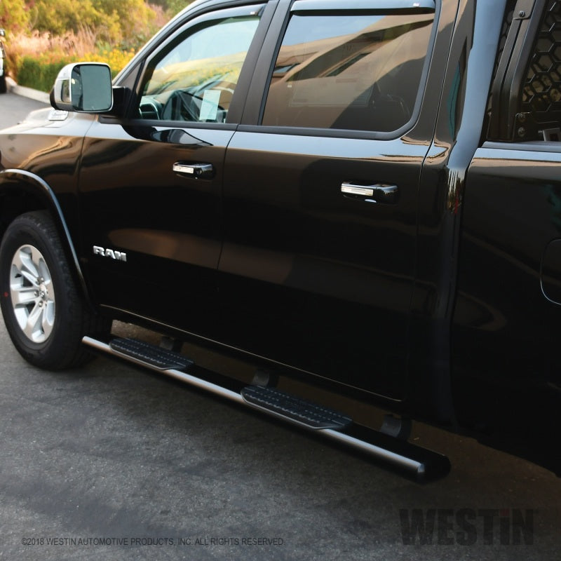 Westin 19-21 Ram 1500 Crew Cab PRO TRAXX 6 Oval Nerf Step Bars - Black Westin 19-21 Ram 1500 Crew Cab PRO TRAXX 6 Oval Nerf Step Bars - Black