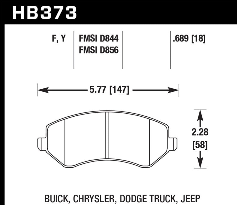 Hawk HPS Street Brake Pads Hawk HPS Street Brake Pads