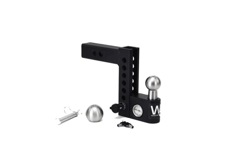 Weigh Safe Aero Hitch 4in Drop Hitch & 2in Shank (10K/12.5K GTWR) - Steel Weigh Safe Aero Hitch 4in Drop Hitch & 2in Shank (10K/12.5K GTWR) - Steel