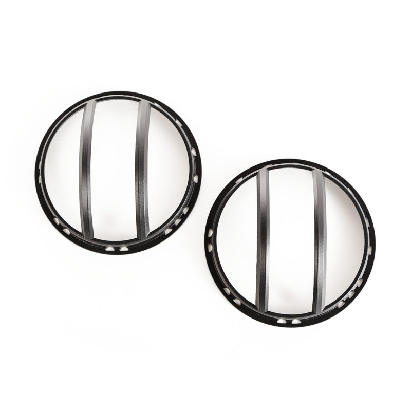 Rugged Ridge 07-18 Jeep Wrangler JK Black Elite Pivotal Headlight Euro Guard Rugged Ridge 07-18 Jeep Wrangler JK Black Elite Pivotal Headlight Euro Guard