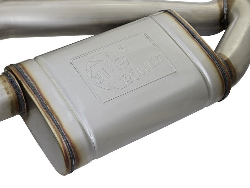 aFe MACHForce XP 3in 304 SS Axle-Back Dual Exhaust (NPP) w/ Polished Tips 16-17 Camro SS V8-6.2L aFe MACHForce XP 3in 304 SS Axle-Back Dual Exhaust (NPP) w/ Polished Tips 16-17 Camro SS V8-6.2L