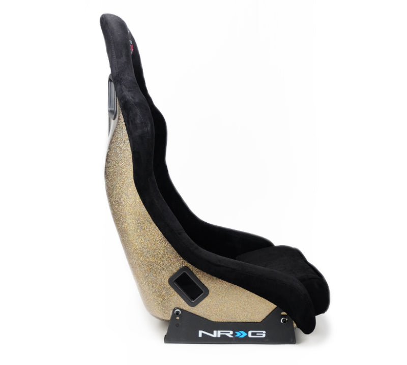 NRG FRP Bucket Seat ULTRA Edition - Medium (Black Alcantara/Gold Glitter Back) NRG FRP Bucket Seat ULTRA Edition - Medium (Black Alcantara/Gold Glitter Back)