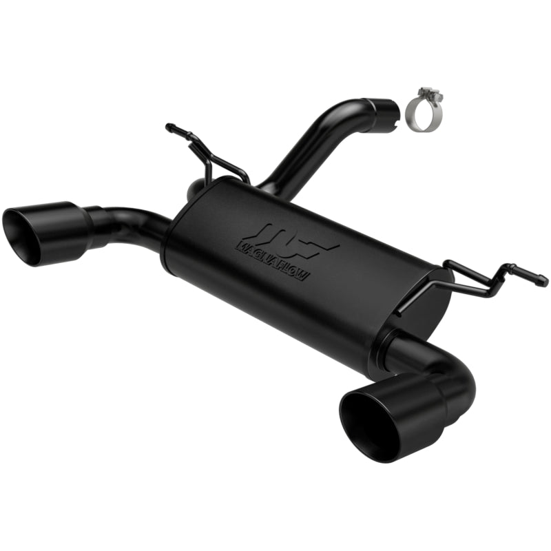 MagnaFlow 2018+ Jeep Wrangler 3.6L Dual Black Tip Axle-Back Exhaust MagnaFlow 2018+ Jeep Wrangler 3.6L Dual Black Tip Axle-Back Exhaust