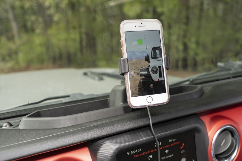 Rugged Ridge Dash Multi-Mount Charging Phone Kit 18-20 Jeep Wrangler JL/JT Rugged Ridge Dash Multi-Mount Charging Phone Kit 18-20 Jeep Wrangler JL/JT