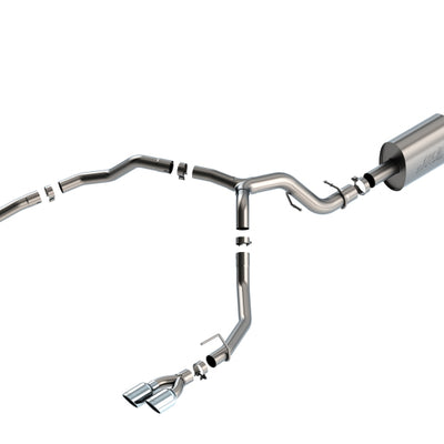 Borla 21-22 Chevrolet Tahoe 6.2L V8 2/4WD 4DR Brushed T-304 Stainless Steel S-Type Cat-Back Exhaust