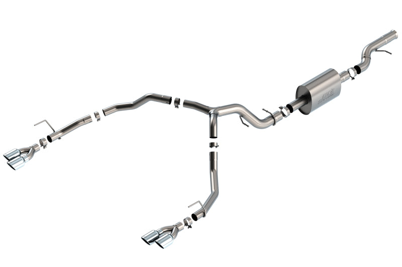Borla 21-22 Chevrolet Tahoe 6.2L V8 2/4WD 4DR Brushed T-304 Stainless Steel S-Type Cat-Back Exhaust Borla 21-22 Chevrolet Tahoe 6.2L V8 2/4WD 4DR Brushed T-304 Stainless Steel S-Type Cat-Back Exhaust