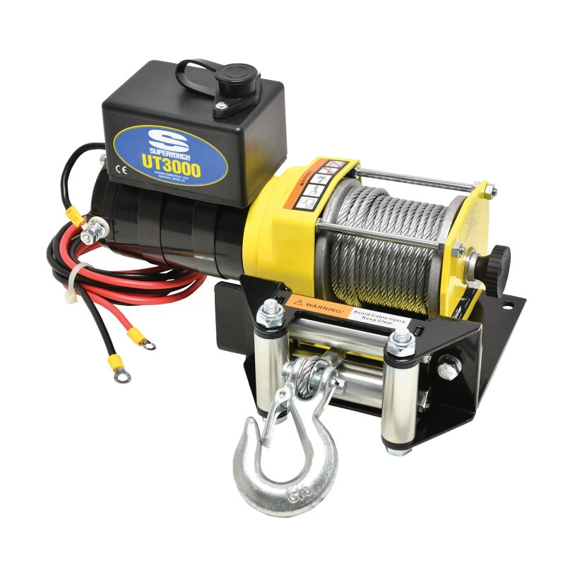 Superwinch 3000 LBS 12V DC 3/16in x 40ft Steel Rope UT3000 Winch Superwinch 3000 LBS 12V DC 3/16in x 40ft Steel Rope UT3000 Winch