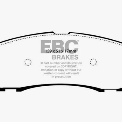 EBC 00-02 Ford Excursion 5.4 2WD Extra Duty Rear Brake Pads
