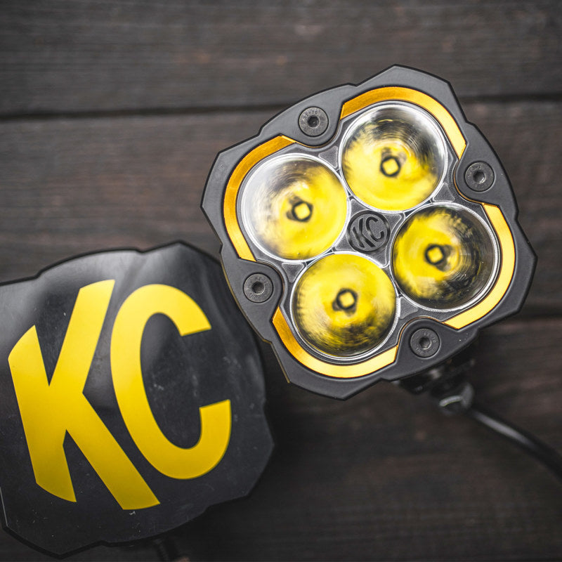 KC HiLiTES FLEX ERA 4 Color Bezel Ring Gold (ea) KC HiLiTES FLEX ERA 4 Color Bezel Ring Gold (ea)