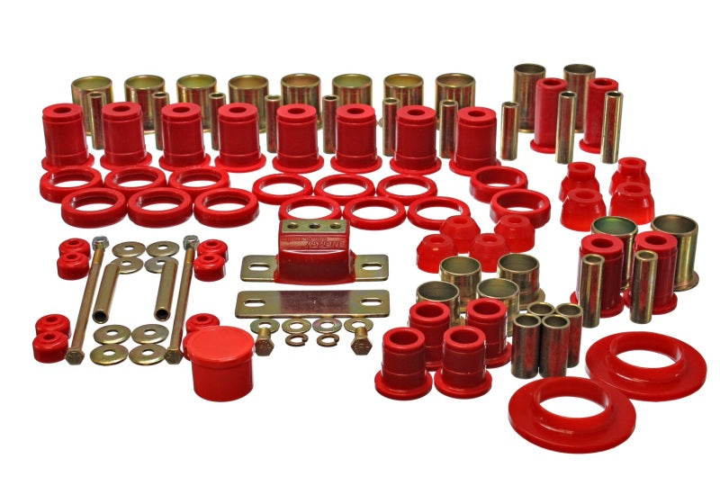 Energy Suspension 78-87 Oldsmobile Cutlass/442/F-85/Europa Red Hyper-flex Master Bushing Set Energy Suspension 78-87 Oldsmobile Cutlass/442/F-85/Europa Red Hyper-flex Master Bushing Set