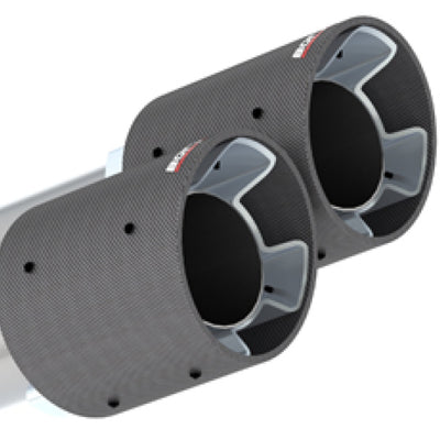 Borla 2020 Ford Explorer ST 3.0L V6 2.25in ATAK Exhaust - Carbon Fiber Tips