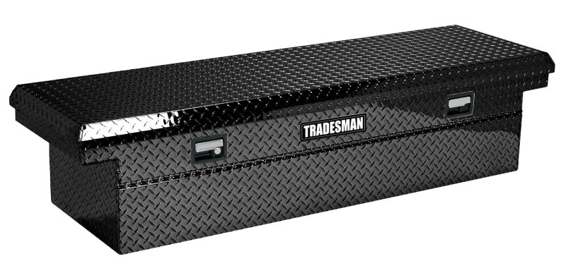 Tradesman Aluminum Economy Cross Bed Low-Profile Truck Tool Box (60in.) - Black Tradesman Aluminum Economy Cross Bed Low-Profile Truck Tool Box (60in.) - Black