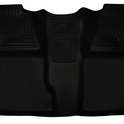 Husky Liners 07-13 Chevy Silverado 1500/2500HD Crew Cab PU Weatherbeater Black 2nd Seat Floor Liner
