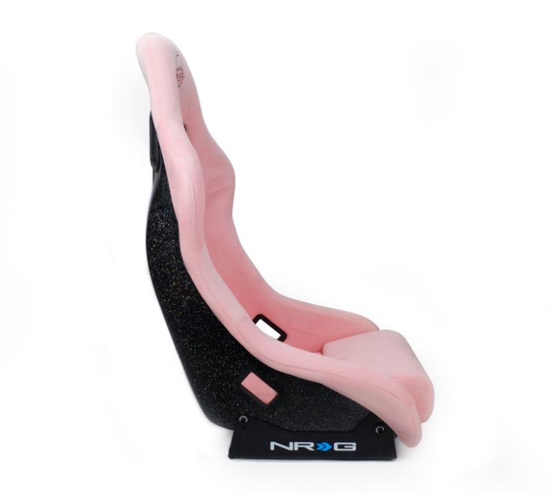 NRG FRP Bucket Seat Prisma Edition w/ Pearlized Back and Pink Alcantara (Medium) NRG FRP Bucket Seat Prisma Edition w/ Pearlized Back and Pink Alcantara (Medium)