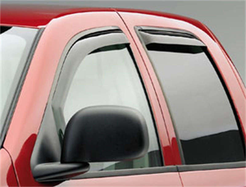 EGR 02-08 Dodge F/S Pickup Quad Cab New Body In-Channel Window Visors - Set of 4 (572451) EGR 02-08 Dodge F/S Pickup Quad Cab New Body In-Channel Window Visors - Set of 4 (572451)