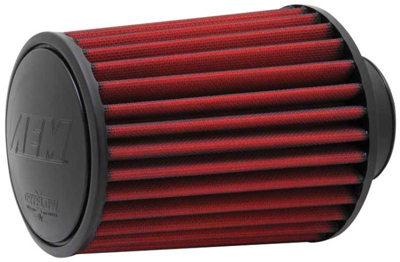 AEM 2.75in Flange ID x 6.25in Base OD x 7in H Dryflow Conical Air Filter AEM 2.75in Flange ID x 6.25in Base OD x 7in H Dryflow Conical Air Filter