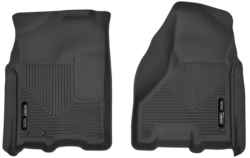 Husky Liners 12-13 Dodge Ram 1500/ 12 2500 & 3500 X-Act Contour Black Front Floor Liners Husky Liners 12-13 Dodge Ram 1500/ 12 2500 & 3500 X-Act Contour Black Front Floor Liners