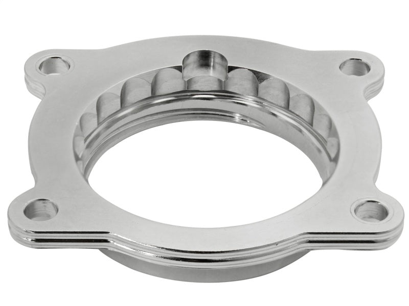 aFe Silver Bullet Throttle Body Spacer 10-14 Chevrolet Camaro V6 3.6L aFe Silver Bullet Throttle Body Spacer 10-14 Chevrolet Camaro V6 3.6L