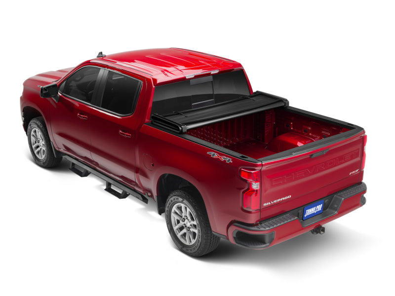 Tonno Pro 20-21 GM 25/3500HD 6.1ft w/o Factory Side Storage Boxes Tonno Fold Tri-Fold Tonneau Cover Tonno Pro 20-21 GM 25/3500HD 6.1ft w/o Factory Side Storage Boxes Tonno Fold Tri-Fold Tonneau Cover