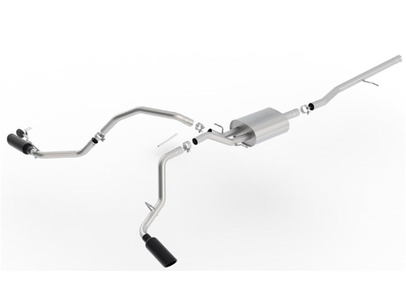 Borla 14-18 Chevrolet Silverado 1500 AT/MT 4DR SS S-Type Catback Exhaust Black Chrome Tip Borla 14-18 Chevrolet Silverado 1500 AT/MT 4DR SS S-Type Catback Exhaust Black Chrome Tip