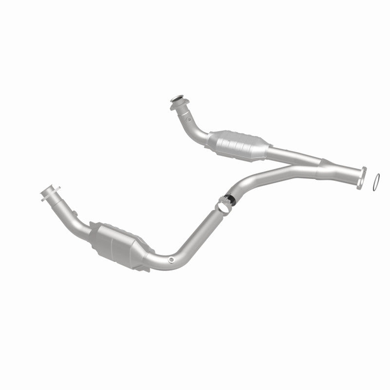MagnaFlow Conv DF 07-09 Chevrolet/GMC Silverado/Sierra 2500 HD 6.0L Y-Pipe Assembly excludes Classic MagnaFlow Conv DF 07-09 Chevrolet/GMC Silverado/Sierra 2500 HD 6.0L Y-Pipe Assembly excludes Classic