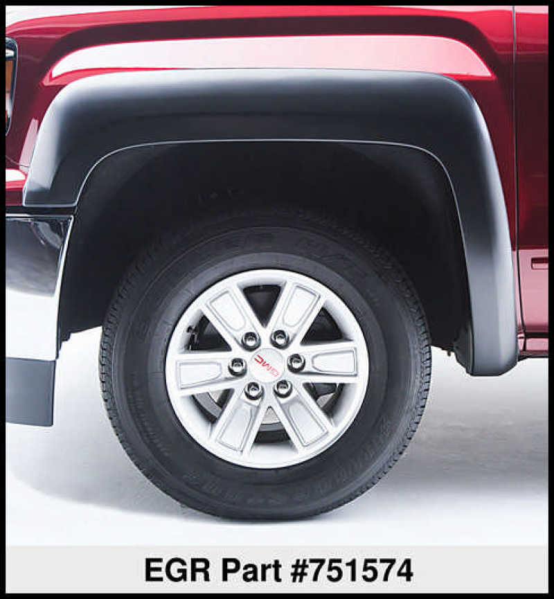 EGR 14+ Chev Silverado 6-8ft Bed Rugged Look Fender Flares - Set EGR 14+ Chev Silverado 6-8ft Bed Rugged Look Fender Flares - Set