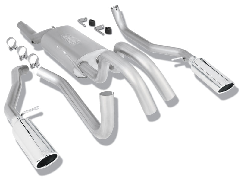 Borla 09 Ford F-150 Stainless Steel Touring Style Catback Exhaust Borla 09 Ford F-150 Stainless Steel Touring Style Catback Exhaust