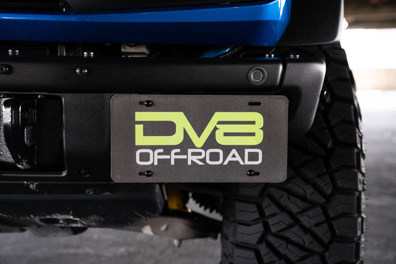 DV8 Offroad 21-22 Ford Bronco Factory Front Bumper License Relocation Bracket - Side DV8 Offroad 21-22 Ford Bronco Factory Front Bumper License Relocation Bracket - Side