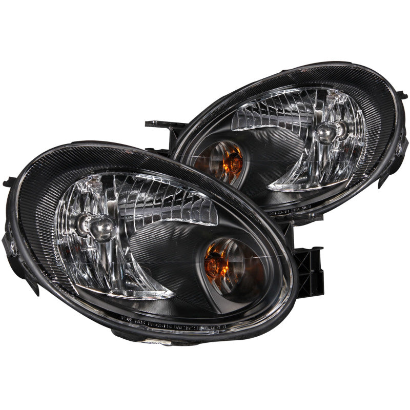 ANZO 2003-2005 Dodge Neon Crystal Headlights Black ANZO 2003-2005 Dodge Neon Crystal Headlights Black