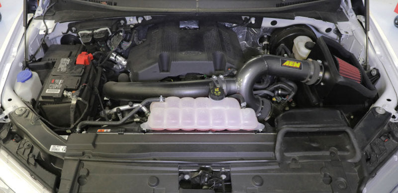 AEM 17-18 Ford F-150 3.5L V6 F/I Gunmetal Gray Cold Air Intake AEM 17-18 Ford F-150 3.5L V6 F/I Gunmetal Gray Cold Air Intake