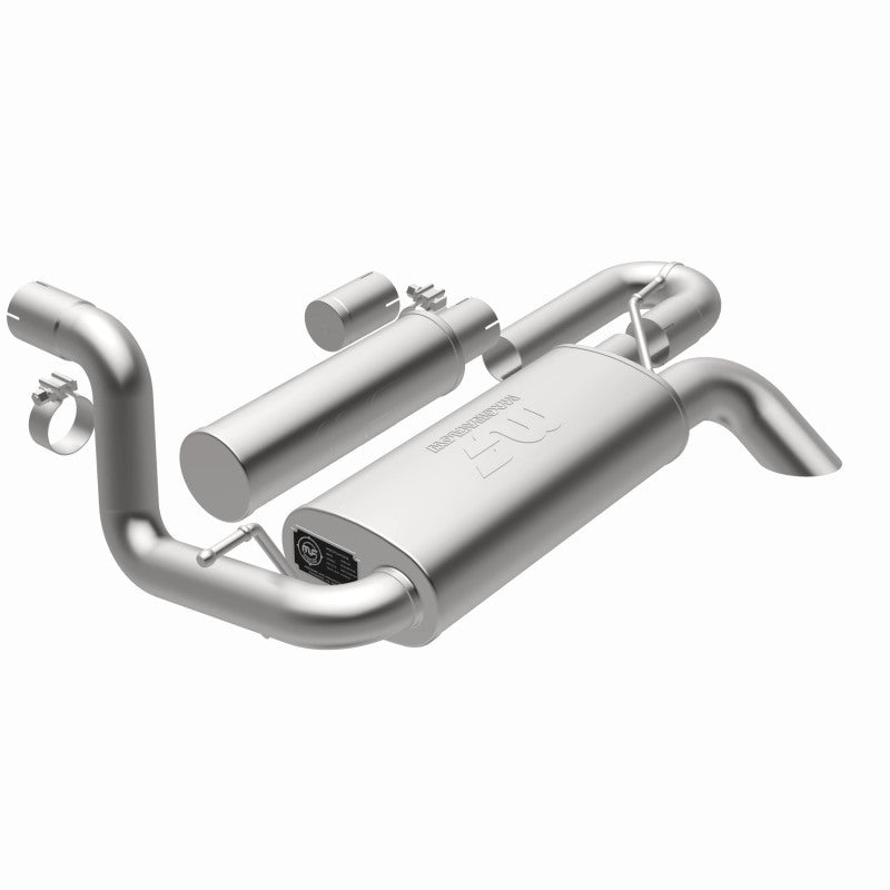 MagnaFlow 18-23 Jeep Wrangler JL 2.0L/3.6L Overland Series Axle-Back Exhaust MagnaFlow 18-23 Jeep Wrangler JL 2.0L/3.6L Overland Series Axle-Back Exhaust