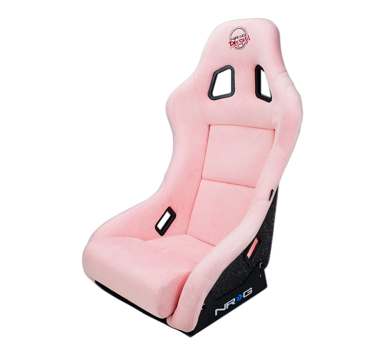 NRG FRP Bucket Seat Prisma Edition w/ Pearlized Back and Pink Alcantara (Medium) NRG FRP Bucket Seat Prisma Edition w/ Pearlized Back and Pink Alcantara (Medium)
