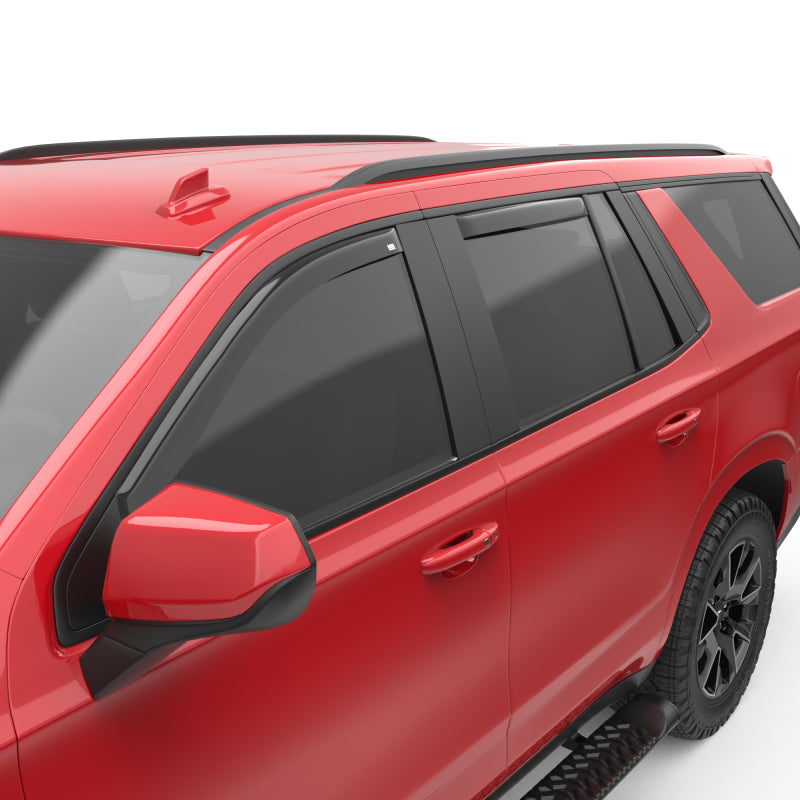 EGR 21-23 Chevrolet Tahoe In-Channel Window Visors Front/Rear Set Dark Smoke EGR 21-23 Chevrolet Tahoe In-Channel Window Visors Front/Rear Set Dark Smoke