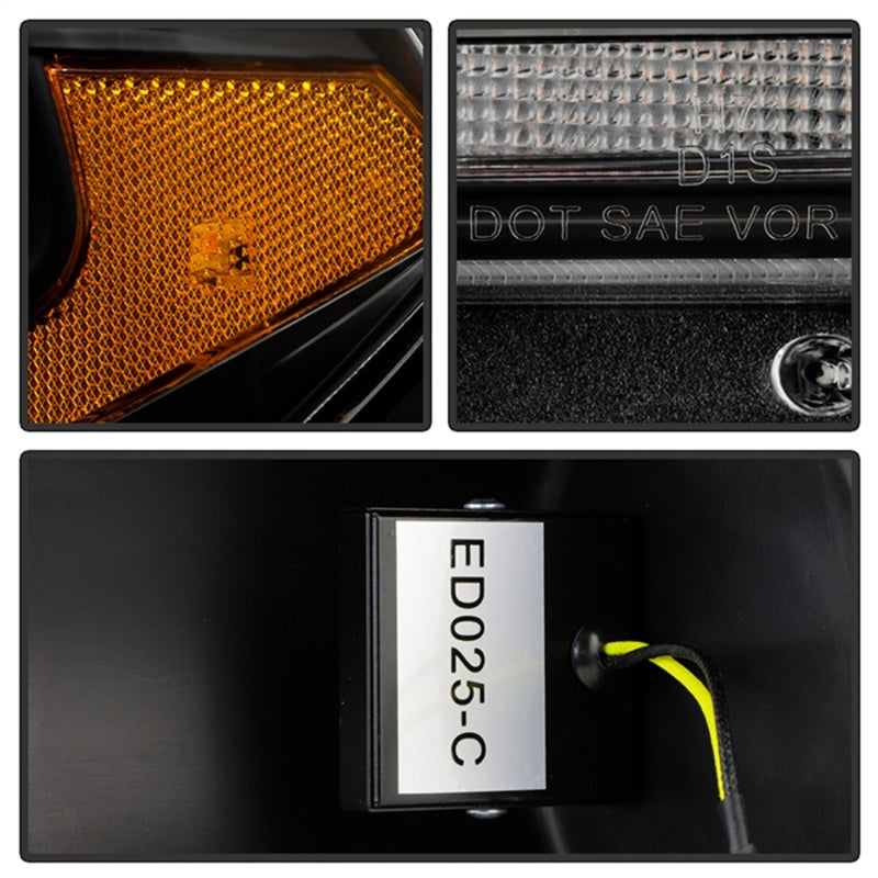 Spyder 11-13 Dodge Durango (HID Model Only) Projector Headlights - Black PRO-YD-DDU11HIDSI-BK Spyder 11-13 Dodge Durango (HID Model Only) Projector Headlights - Black PRO-YD-DDU11HIDSI-BK