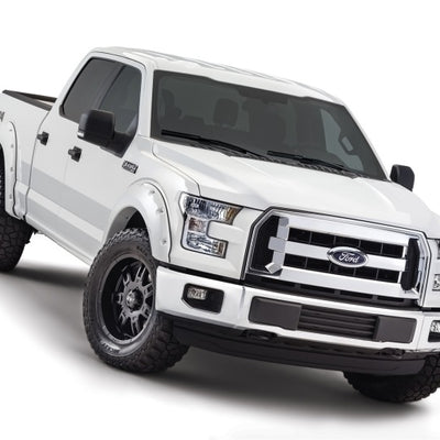 Bushwacker 16-17 Ford F-150 Styleside Pocket Style Flares 4pc 78.9/67.1/97.6in Bed - Oxford White
