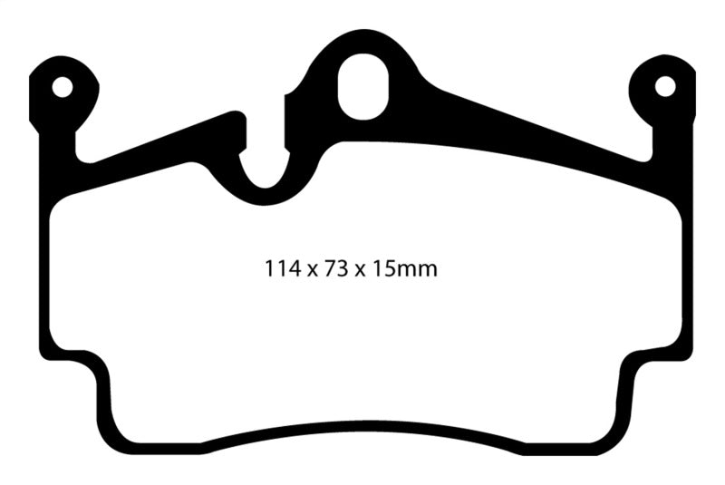 EBC 09-12 Porsche Boxster (Cast Iron Rotors only) 2.9 Bluestuff Rear Brake Pads EBC 09-12 Porsche Boxster (Cast Iron Rotors only) 2.9 Bluestuff Rear Brake Pads