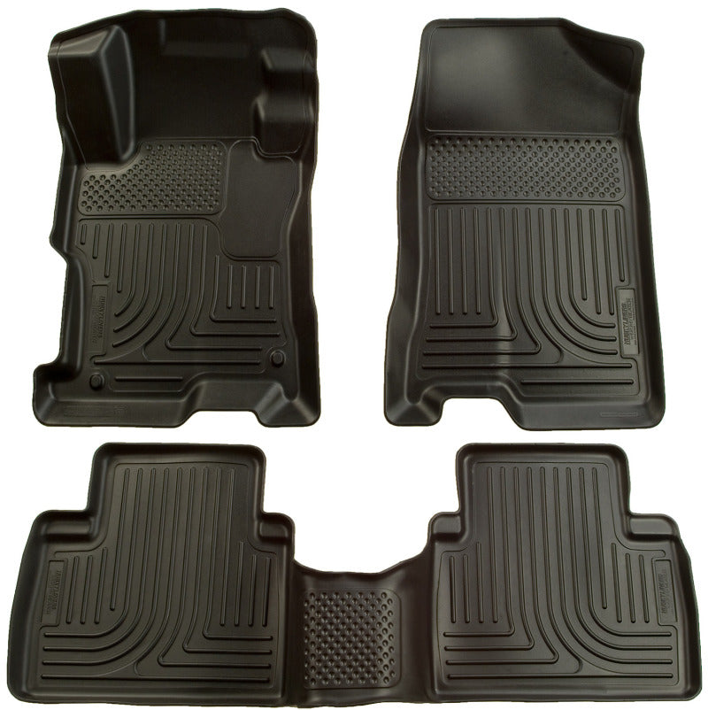 Husky Liners 07-12 Nissan Altima (Non-Hybrid) WeatherBeater Combo Black Floor Liners (1pc. 2nd Row) Husky Liners 07-12 Nissan Altima (Non-Hybrid) WeatherBeater Combo Black Floor Liners (1pc. 2nd Row)