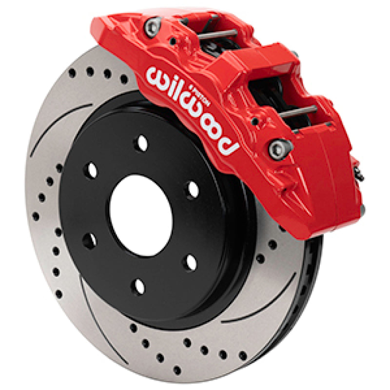 Wilwood 17-20 Ford F-150 Raptor Aero6-DM Front Brake Kit - D&S - Red Wilwood 17-20 Ford F-150 Raptor Aero6-DM Front Brake Kit - D&S - Red