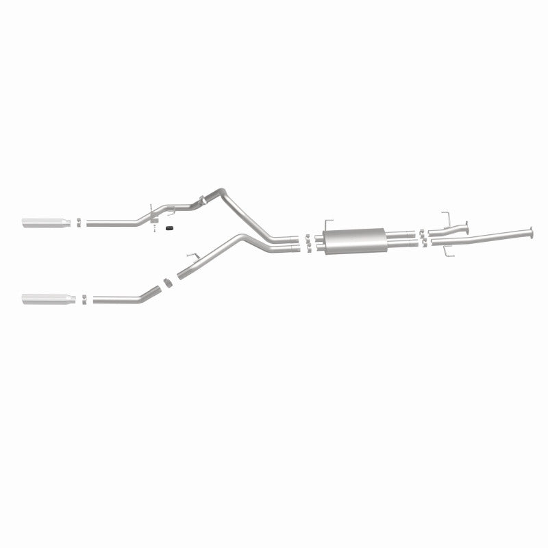 MagnaFlow 14 Toyota Tundra V8 4.6L/5.7L Stainless Cat Back Exhaust Dual Split Rear Exit MagnaFlow 14 Toyota Tundra V8 4.6L/5.7L Stainless Cat Back Exhaust Dual Split Rear Exit