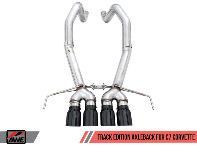 AWE Tuning 14-19 Chevy Corvette C7 Z06/ZR1 Track Edition Axle-Back Exhaust w/Black Tips AWE Tuning 14-19 Chevy Corvette C7 Z06/ZR1 Track Edition Axle-Back Exhaust w/Black Tips