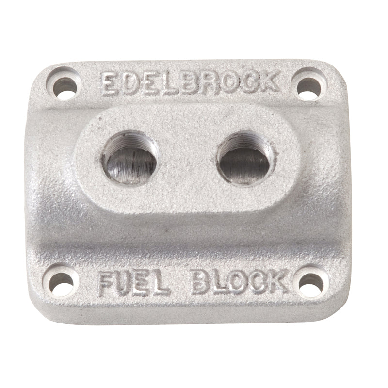 Edelbrock Fuel Block Dual Carburetor As Cast Edelbrock Fuel Block Dual Carburetor As Cast