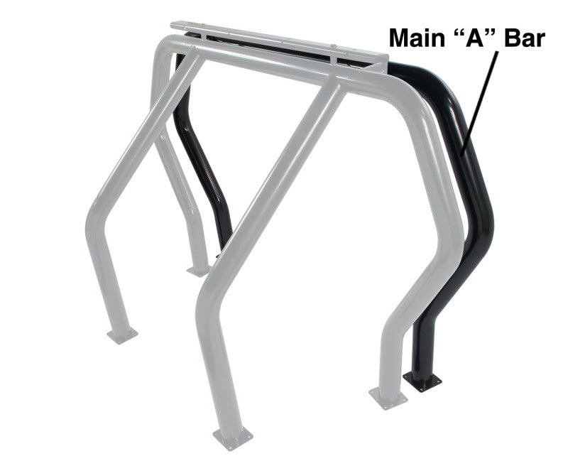 Go Rhino RHINO Bed Bar - Front Main A bar - Black Go Rhino RHINO Bed Bar - Front Main A bar - Black