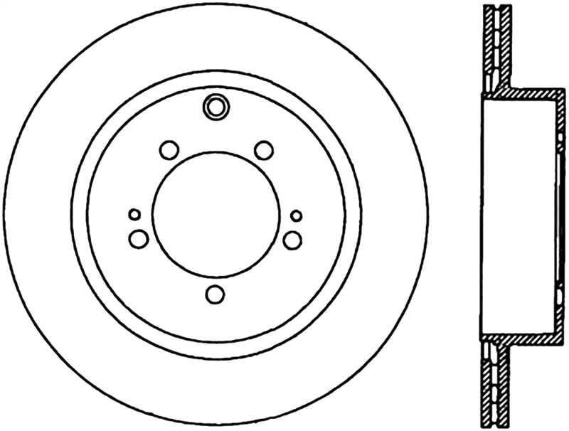 StopTech Power Slot 08-09 Evo 10 Cryo Slotted Left Rear Rotor StopTech Power Slot 08-09 Evo 10 Cryo Slotted Left Rear Rotor